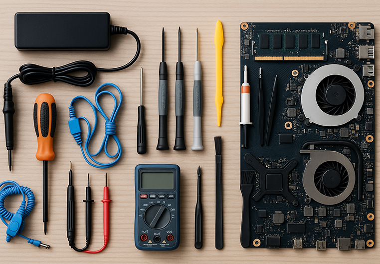 ابزارهای مورد نیا تعمیرات لپتاپ